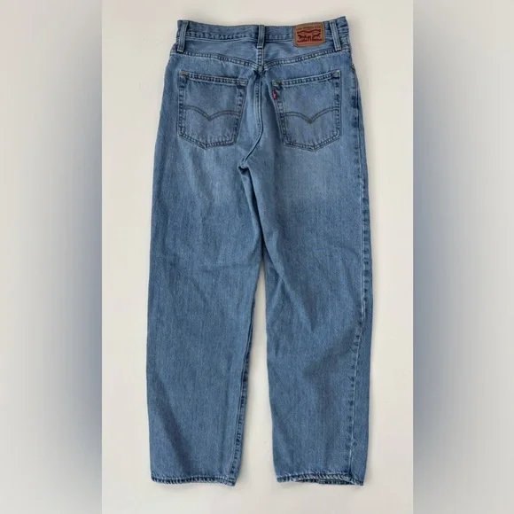 Levi's Women's '94 Baggy Jeans Straight Leg Mid Rise 90s Distressed Size 28 - Picture 3 of 12